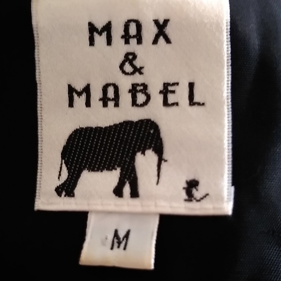 Max & Mabel frog closure kimono fabric vest,  Med - Picture 4 of 8